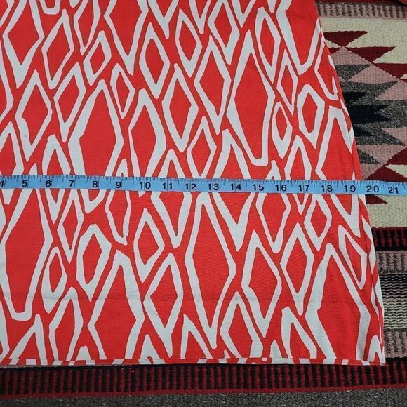 Diane Von Furstenberg Reina Ikat Print Silk Long Sleeve Tunic Dress Sz 10 Jersey - Picture 10 of 14